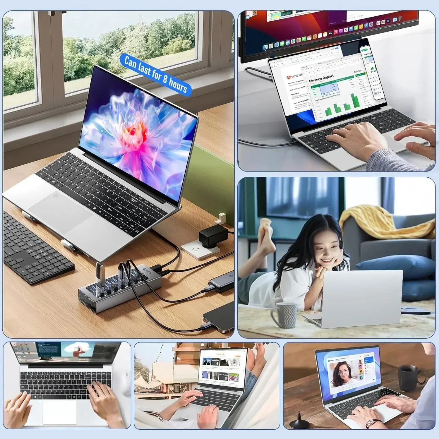 CARBAYTA 15.6" Laptop Computer Intel Celeron N5095 Notebook PC 16 32G Ram 128GB-2TB SSD Office Study PC Windows 11 1080P Laptops – Image 5