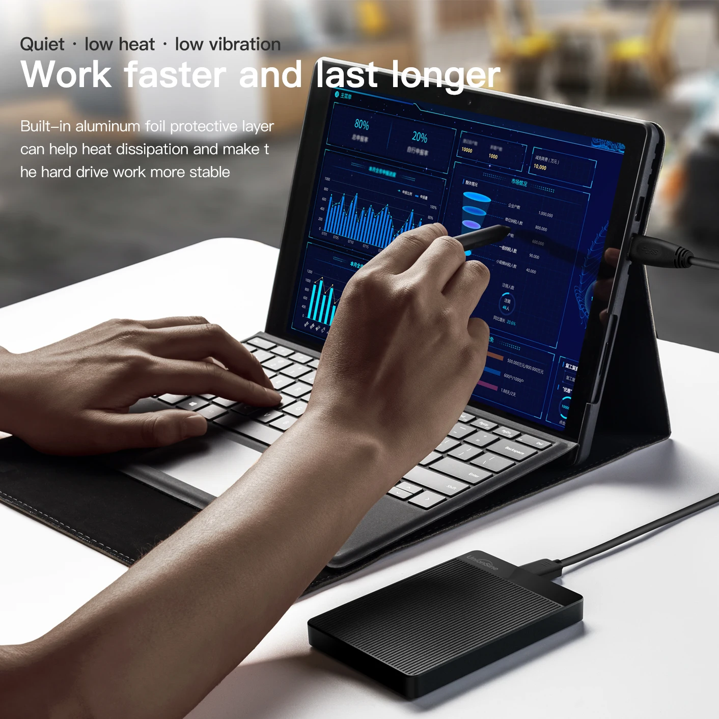 UnionSine HDD 2.5" Portable External Hard Drive 2tb/1tb/500gb/750gb Disk Memory USB 3.0 Storage for PC/Mac/Desktop/MacBook/TV – Image 4