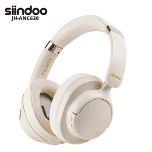Siindoo Newest JH-ANC630 Active Noise Cancelling Wireless Headphones Over Ear Bluetooth earphones with Mic 70H Playtime Black